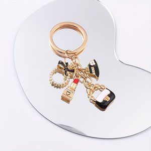 Mini Bag Lipstick Keychain Cute Fairy Core Key Ring Purse Bag Backpack